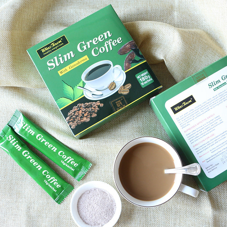 Slim Green Coffee With Ganoderma Instant Coffee for Weight Loss