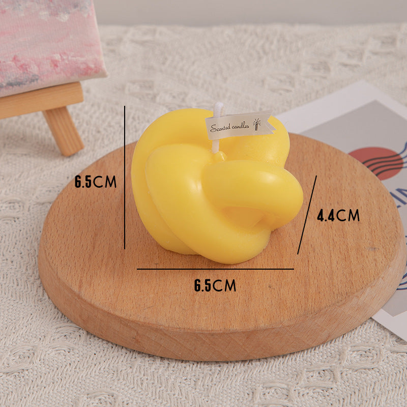 Knot Shaped Soy Wax Candle
