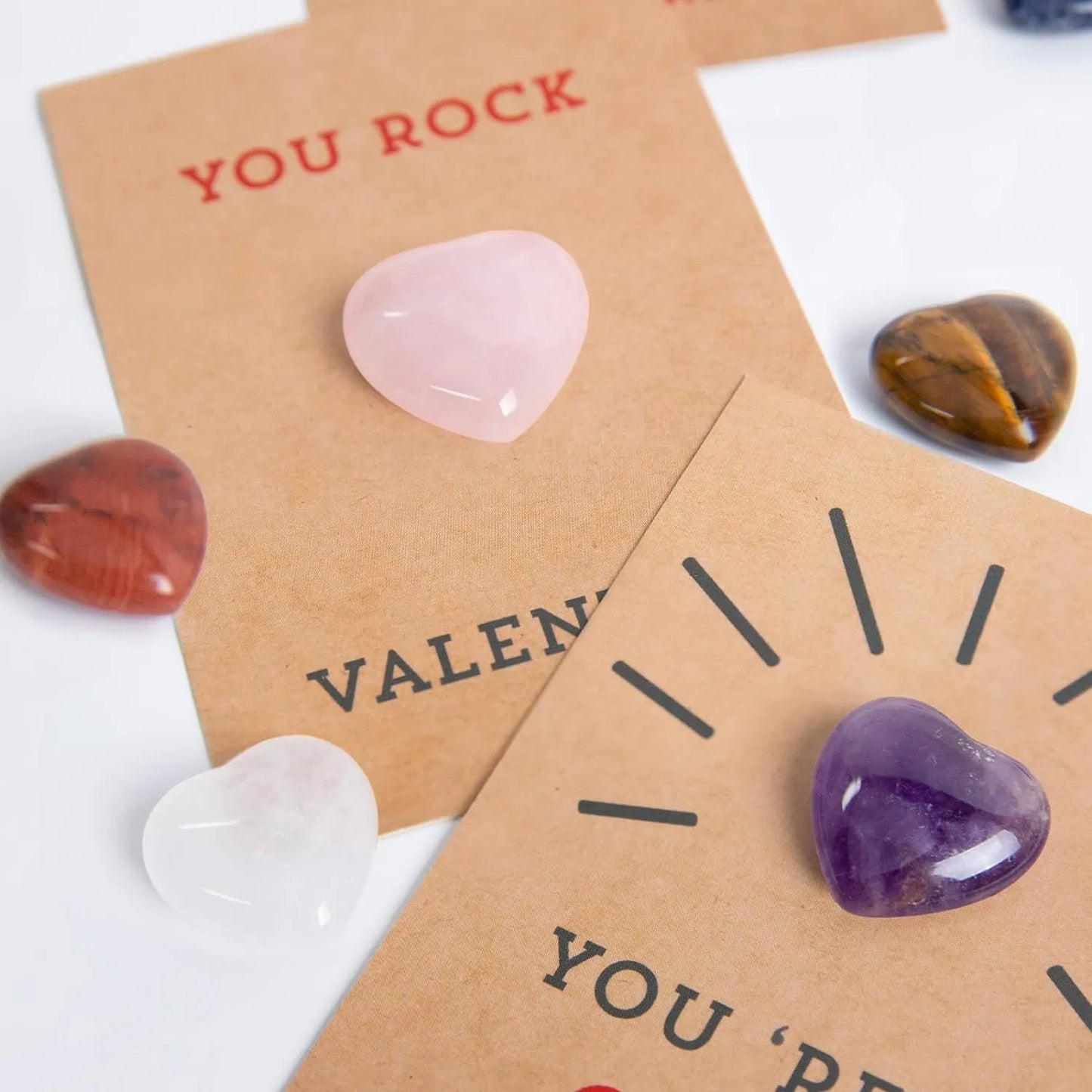 24PCs Valentines Cards with Heart-Shape -Gifts for Kids