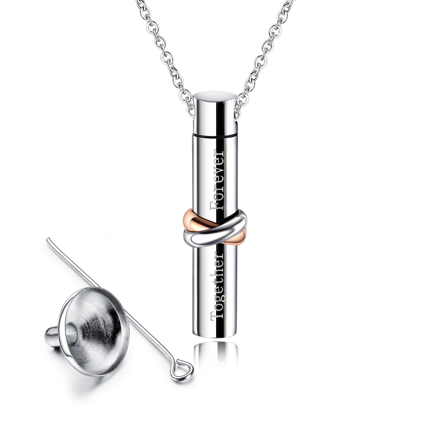 Stainless Steel Pet Urn Necklace