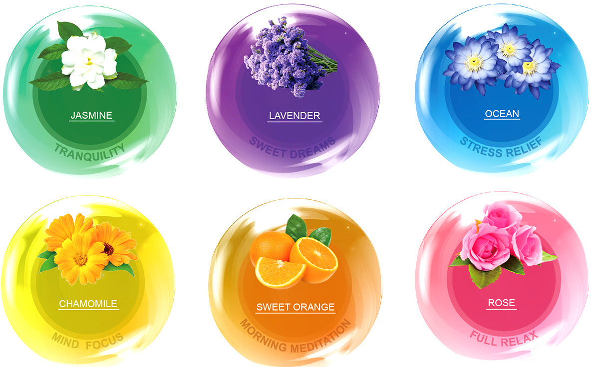 Natural Floral Shower Steamers Set