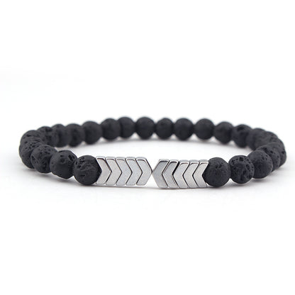 Black Lava Volcanic Essential Oil Diffuser Bracelet