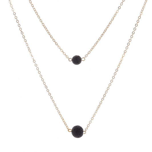 Pure Diffuser Lava Stone Necklace