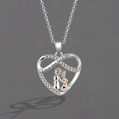 Love You Forever Heart Necklace