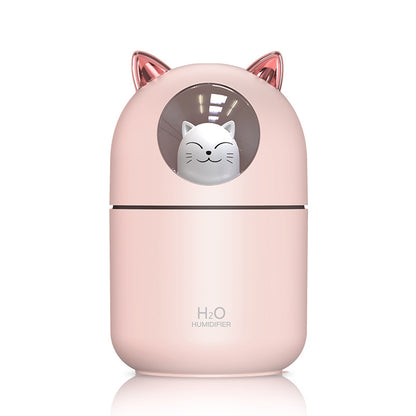 Cat Shape Humidifier Essential Oil Diffuser USB Rerchargeable