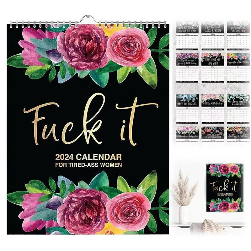 2024 Calendar for Tired Ass Women