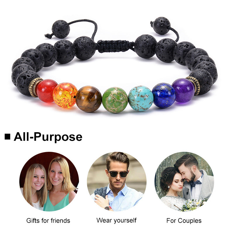 7 Chakra Adjustable Bracelet