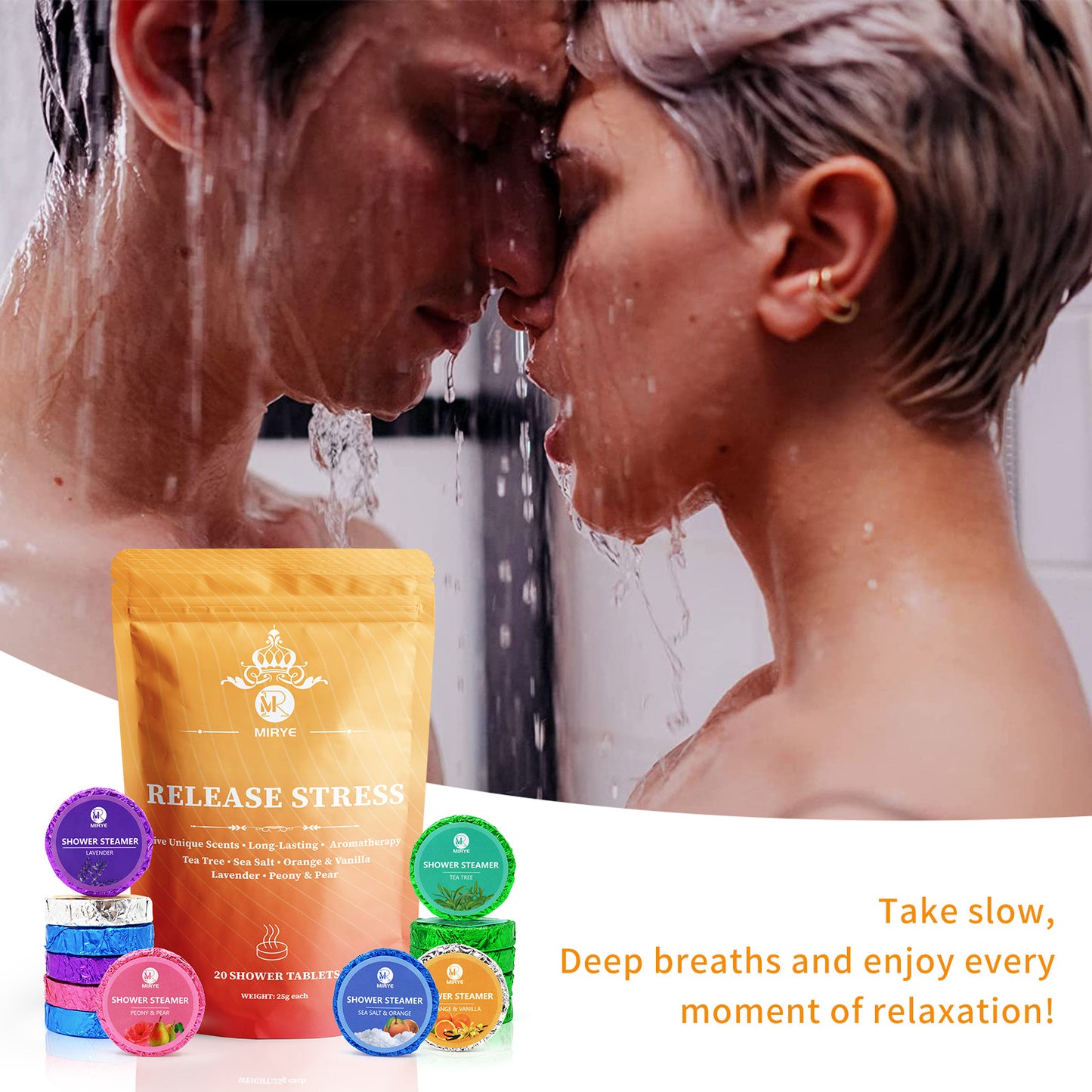 Release Stress Shower Steamer