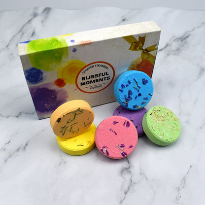 Natural Floral Shower Steamers Set